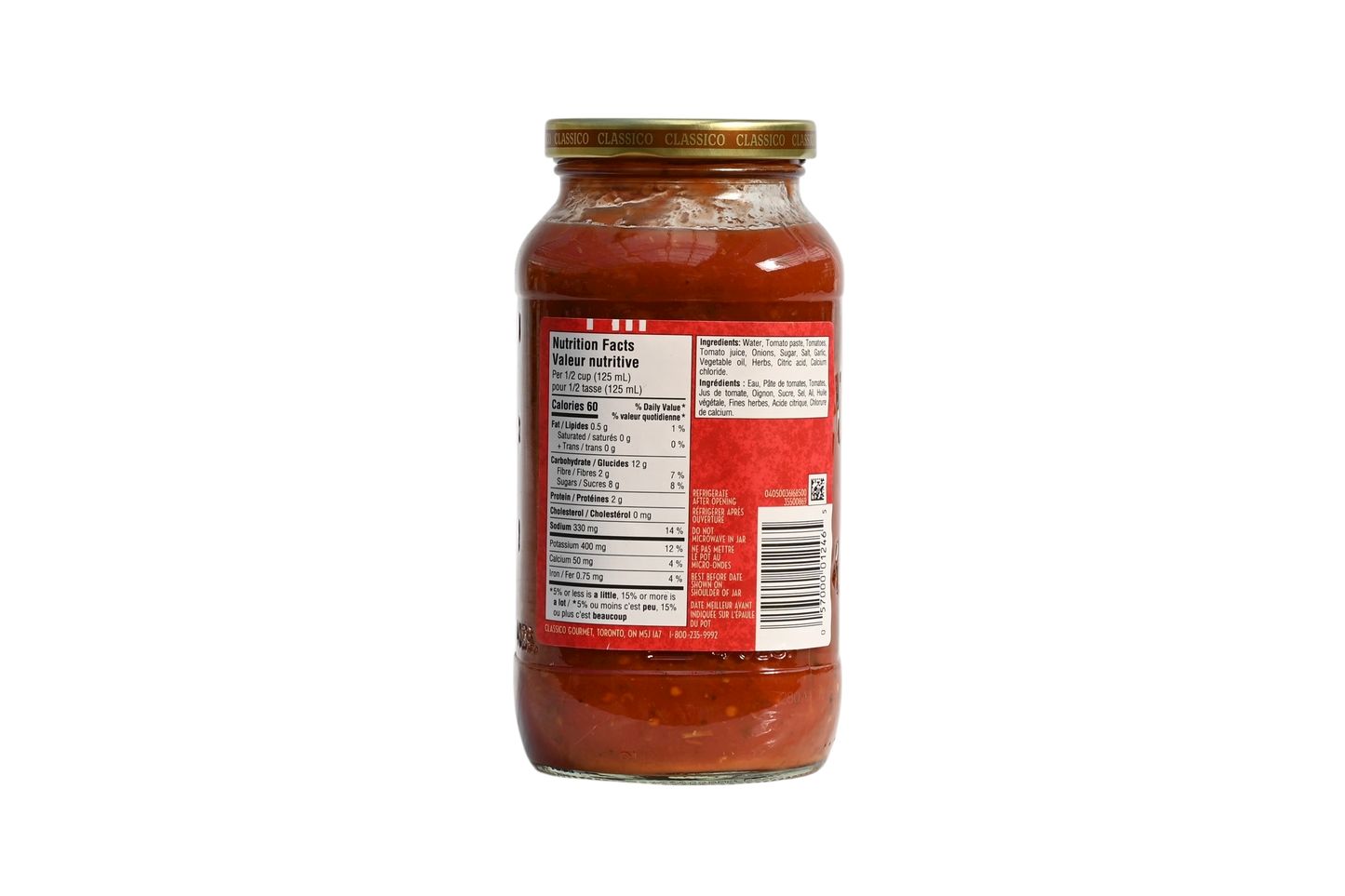 Classico Sweet Basil Marinara Sauce - 410ml
