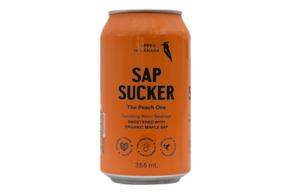 The Peach One - Sap Sucker Sparkling Water