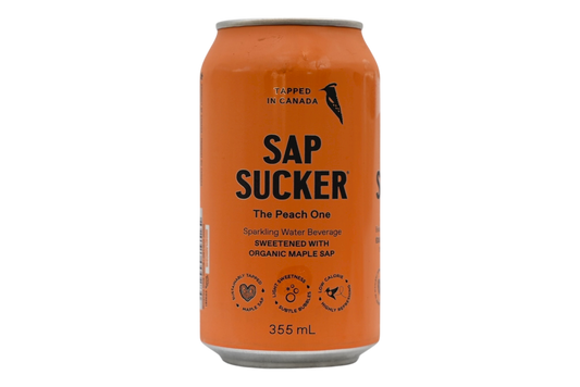The Peach One - Sap Sucker Sparkling Water