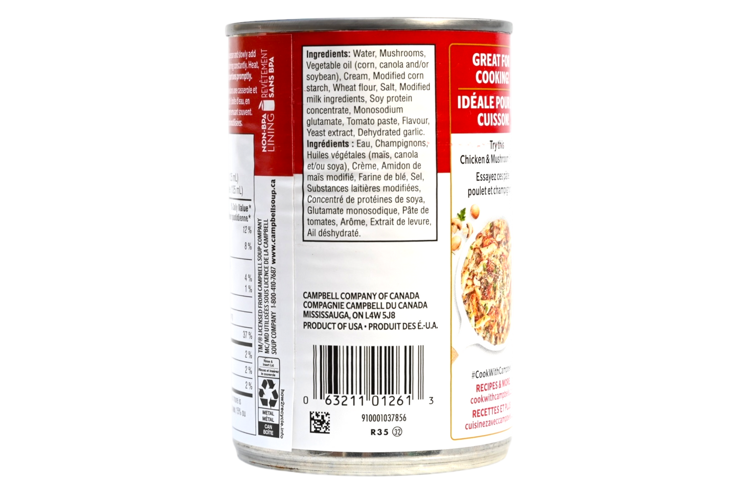 Campbell's Cream of Mushroom Soup - 284ml