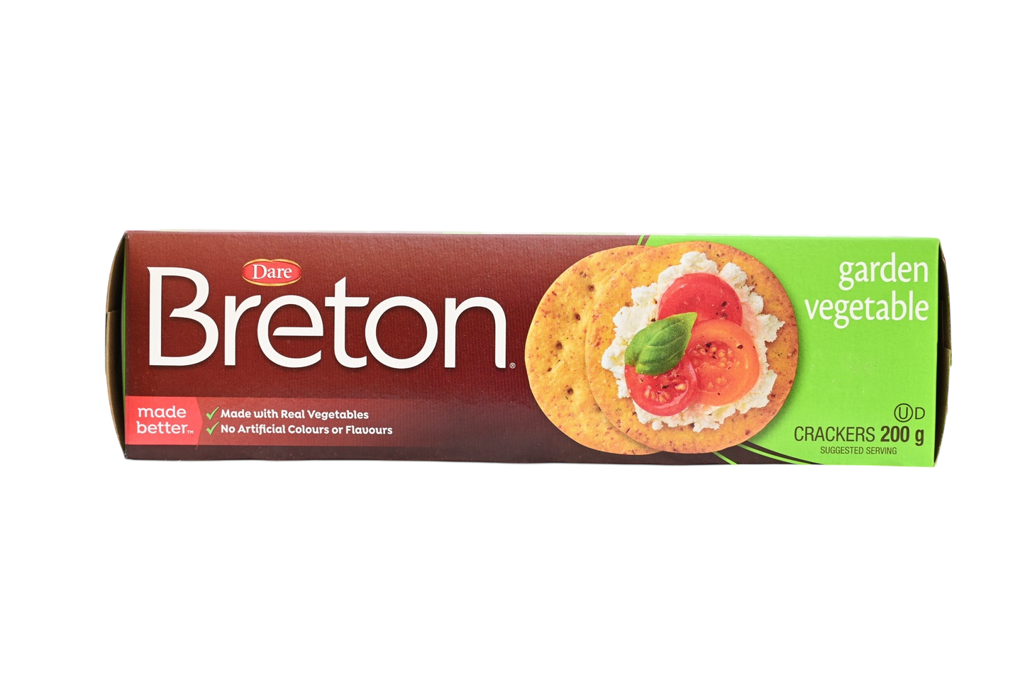 Breton Garden Vegetable Crackers - 200g