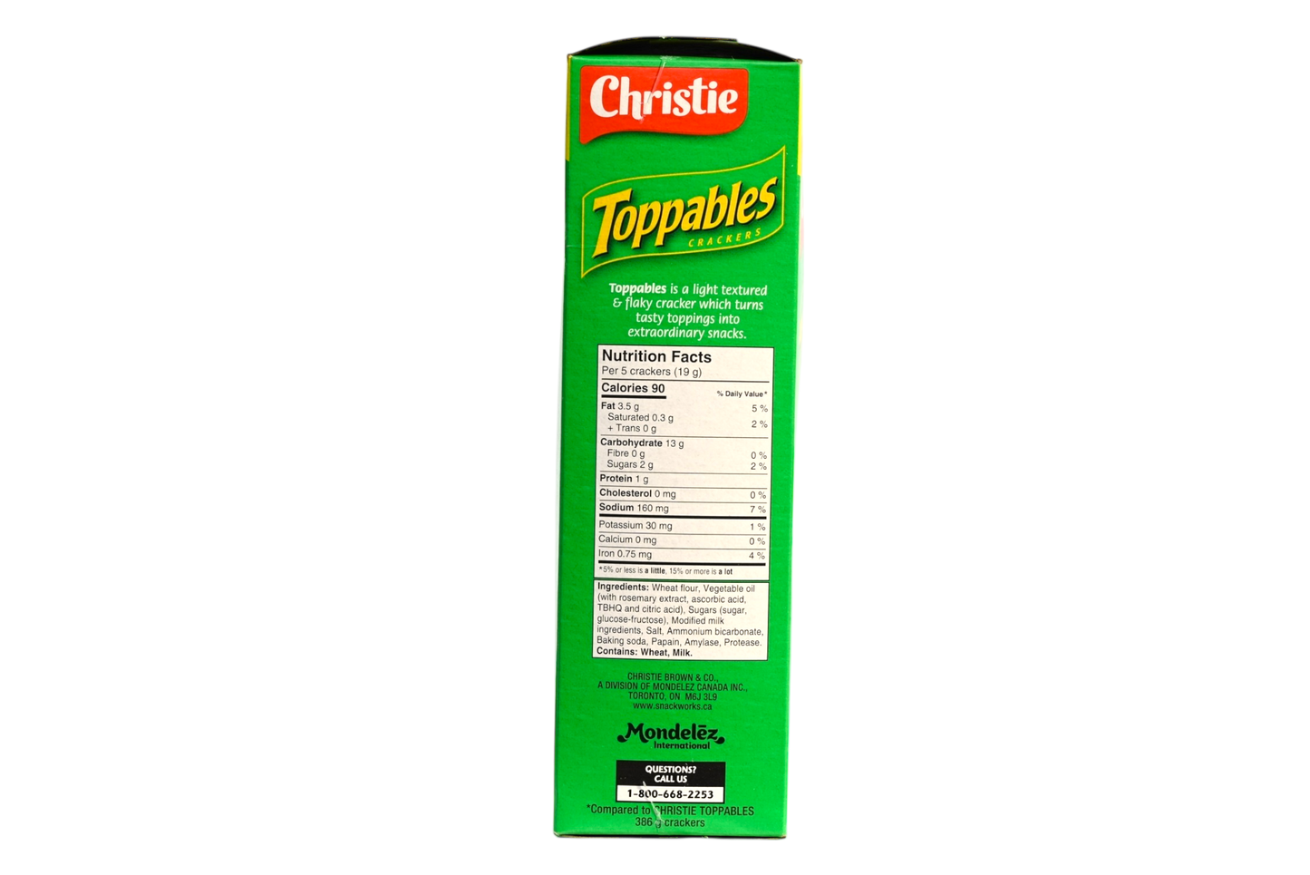 Christie Toppables Crackers - 454g