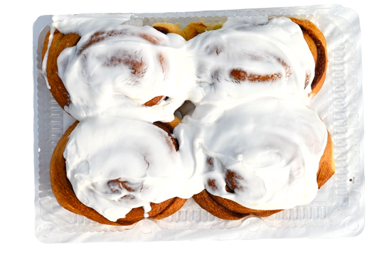 Frozen Homemade Cinnamon Buns With Icing - 4 Pack