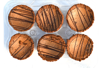 Homemade Chocolate Butter Tarts - 6 Pack - Wholesale