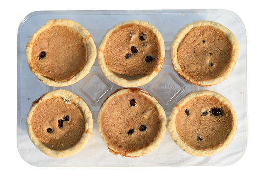 Homemade Raisin Butter Tarts - 6 pack - Frozen