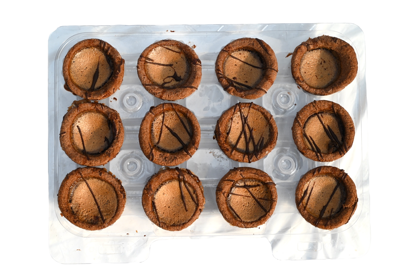 Homemade Mini Chocolate Butter Tarts - 12 Pack - Frozen
