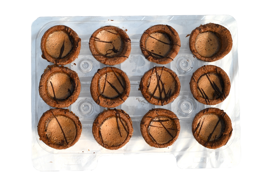 Homemade Mini Chocolate Butter Tarts - 12 Pack - Frozen