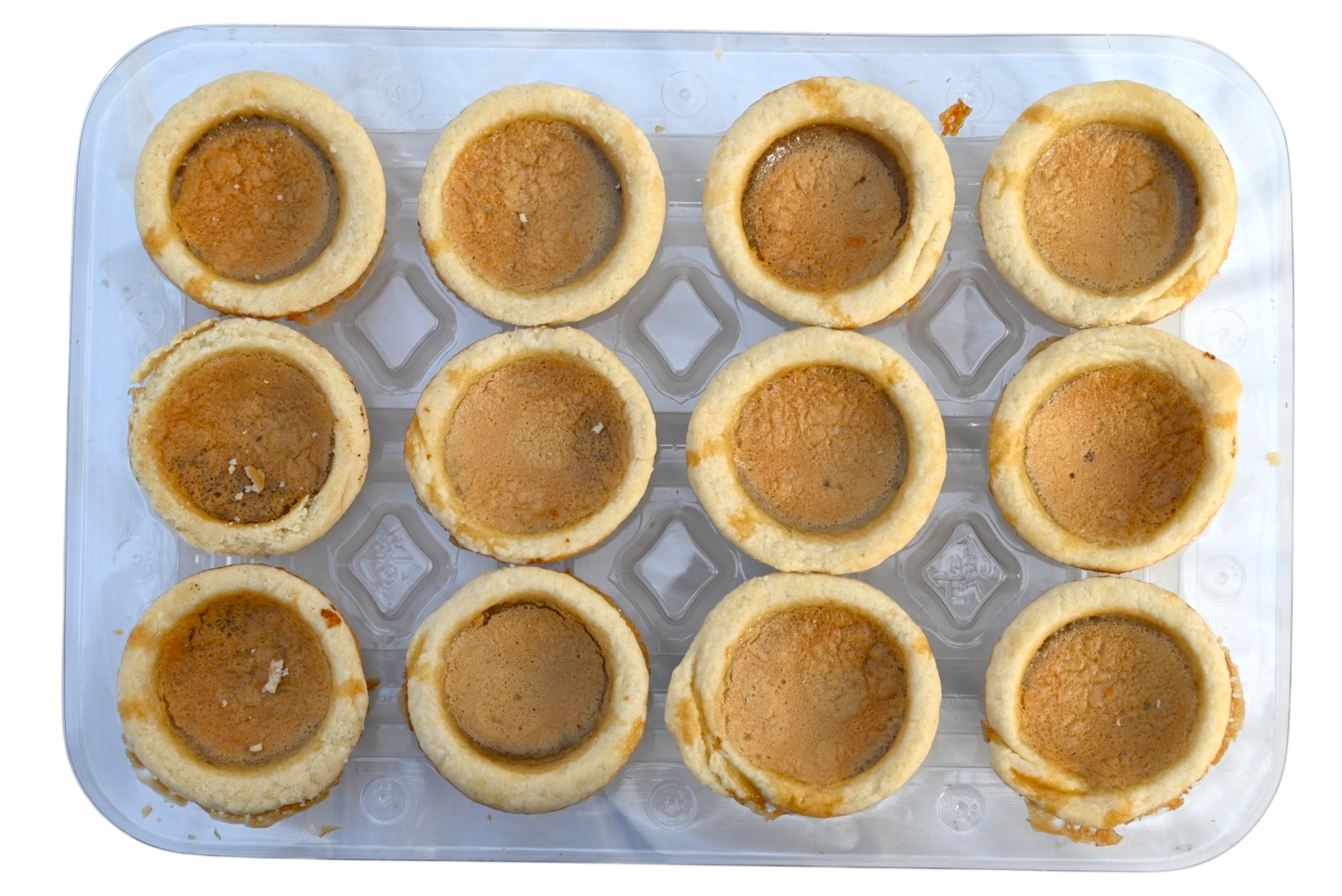Homemade Mini Plain Butter Tarts Tarts - 12 Pack - Frozen