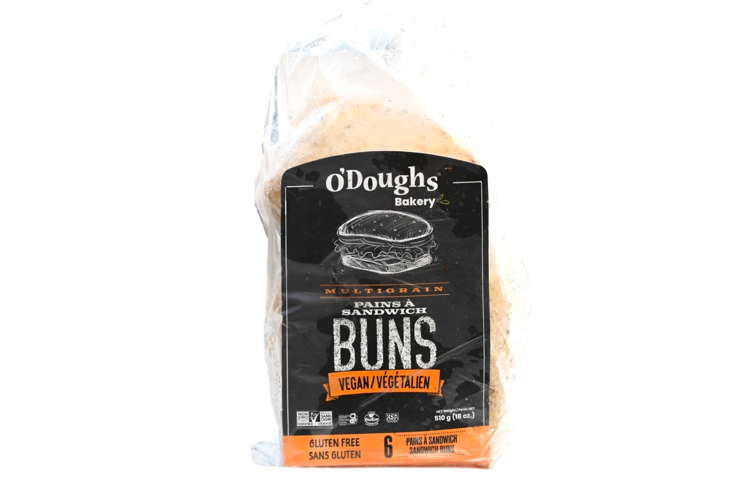 O'Doughs Gluten Free Multigrain Sandwich Thins - 510g - Frozen