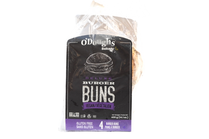 O'Doughs Gluten Free Deluxe Hamburger Buns - 400g - Frozen