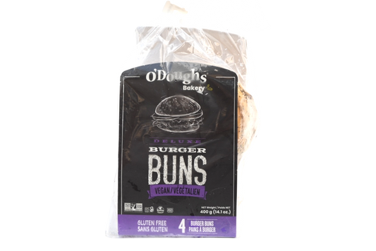 O'Doughs Gluten Free Deluxe Hamburger Buns - 400g - Frozen