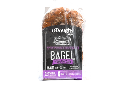 O'Doughs Gluten Free Sprouted Whole Grain Flax Bagel - 300g - Frozen