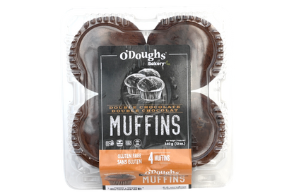O'Doughs Gluten Free Double Chocolate Muffins - 300g - Frozen