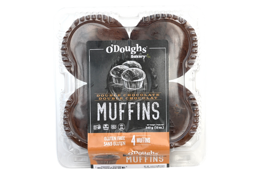 O'Doughs Gluten Free Double Chocolate Muffins - 300g - Frozen