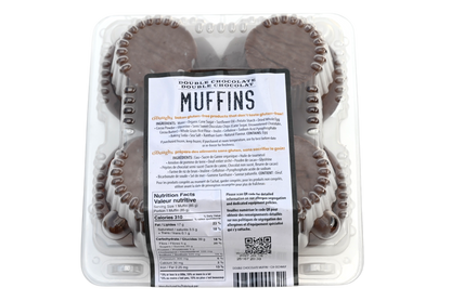 O'Doughs Gluten Free Double Chocolate Muffins - 300g - Frozen