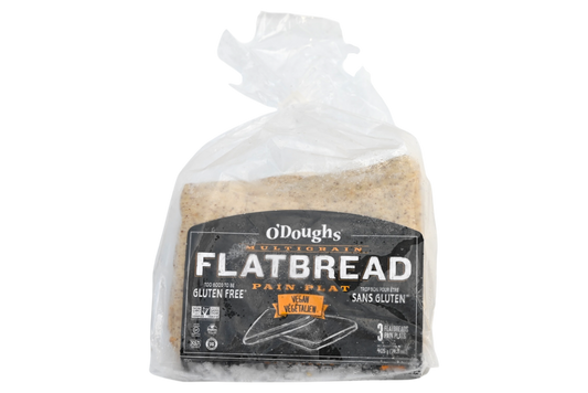 O'Doughs Gluten Free multigrain Flatbreads - 405g - Frozen