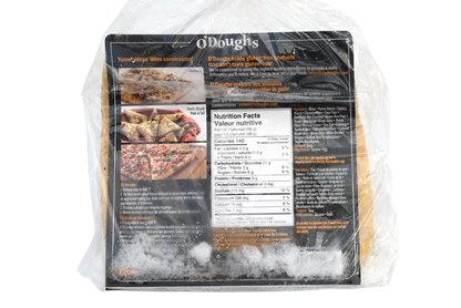 O'Doughs Gluten Free multigrain Flatbreads - 405g - Frozen