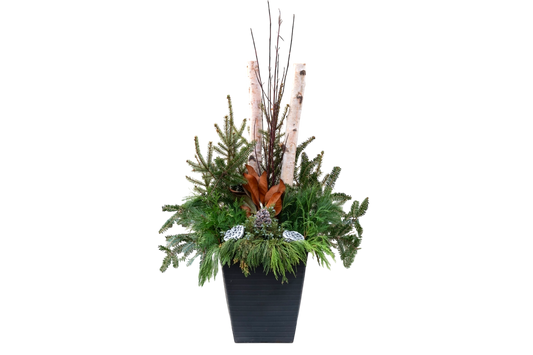 16" Christmas Tall Urn