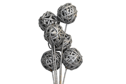 Kamboi Balls - Silver glitter