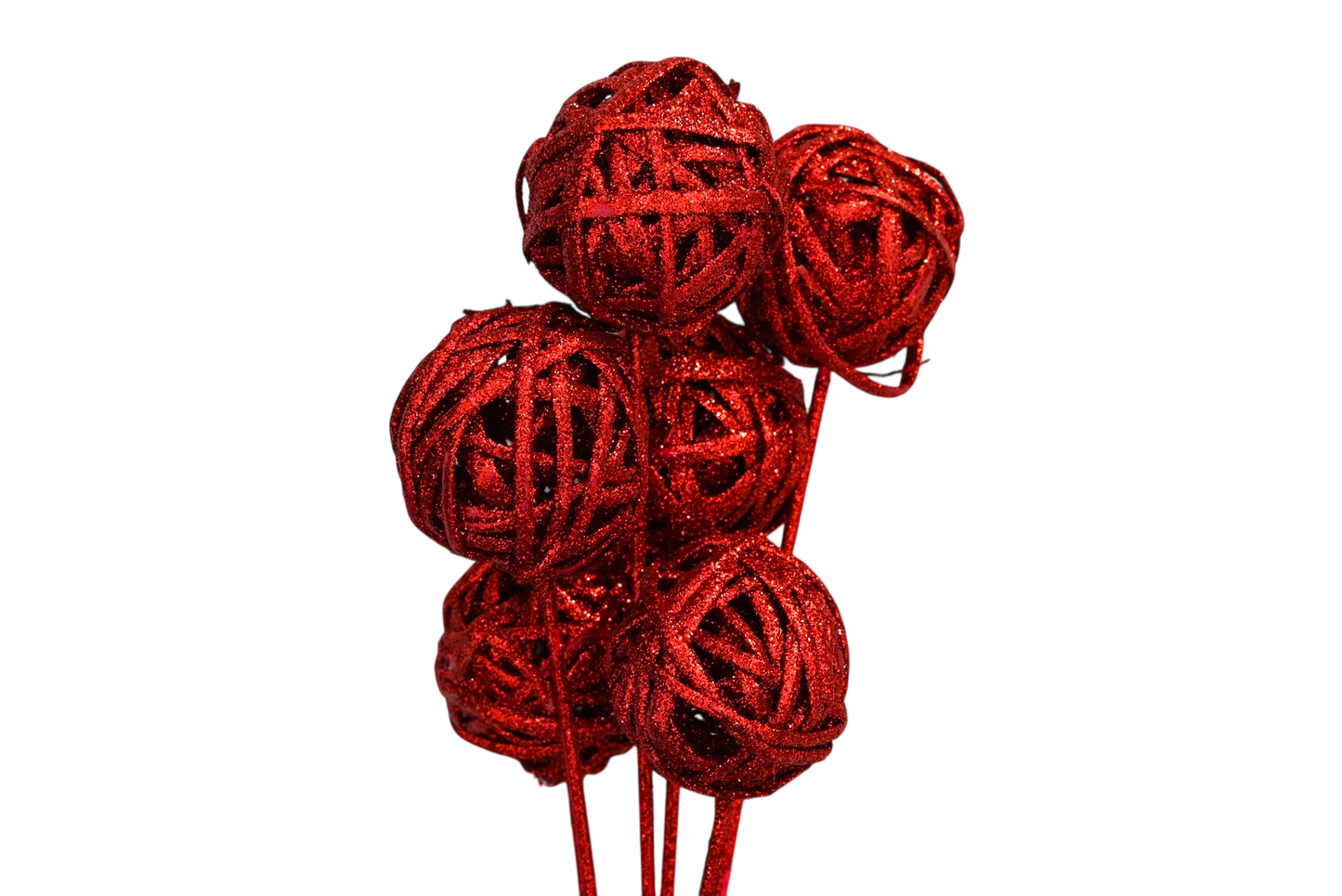 Kamboi Balls - Red glitter