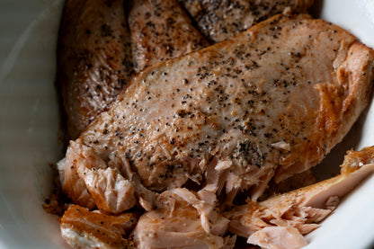 Tuscan Salmon with Orzo