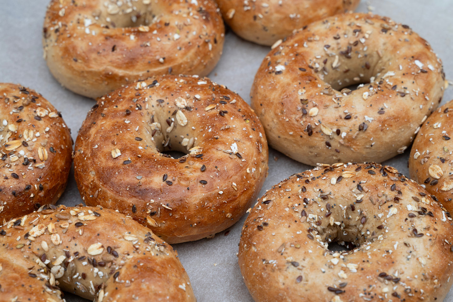 Homemade Multigrain Bagels - 4 pack