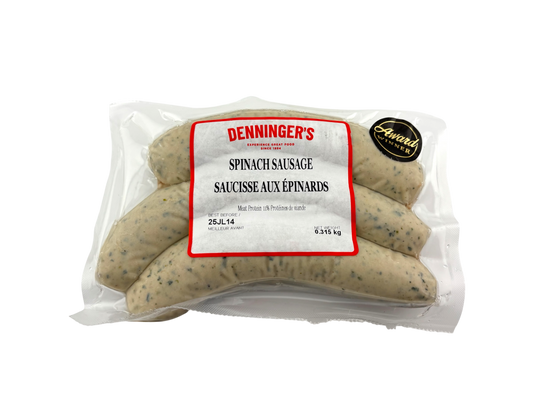 Denninger's Spinach Sausages - 320g - Frozen