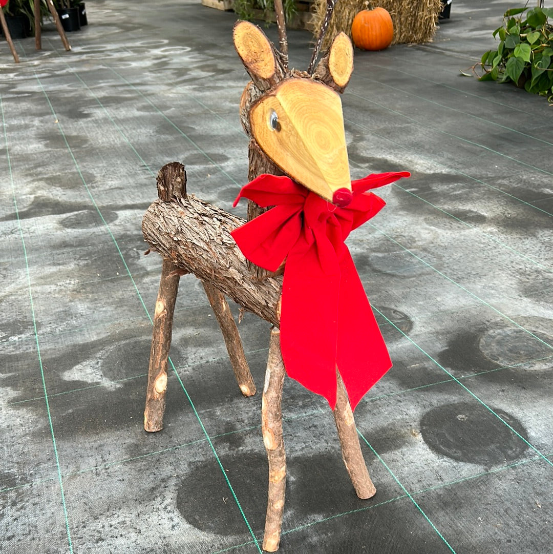 Wooden reindeer