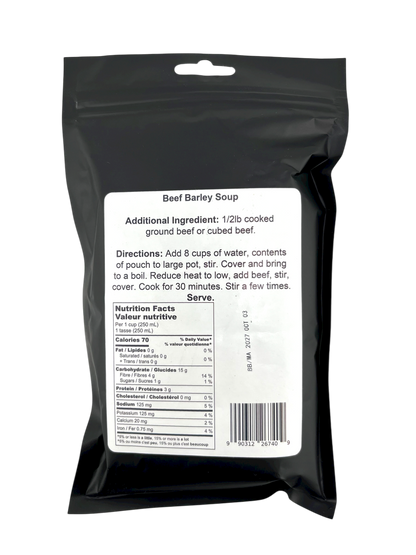 Beef Barley Soup Mix
