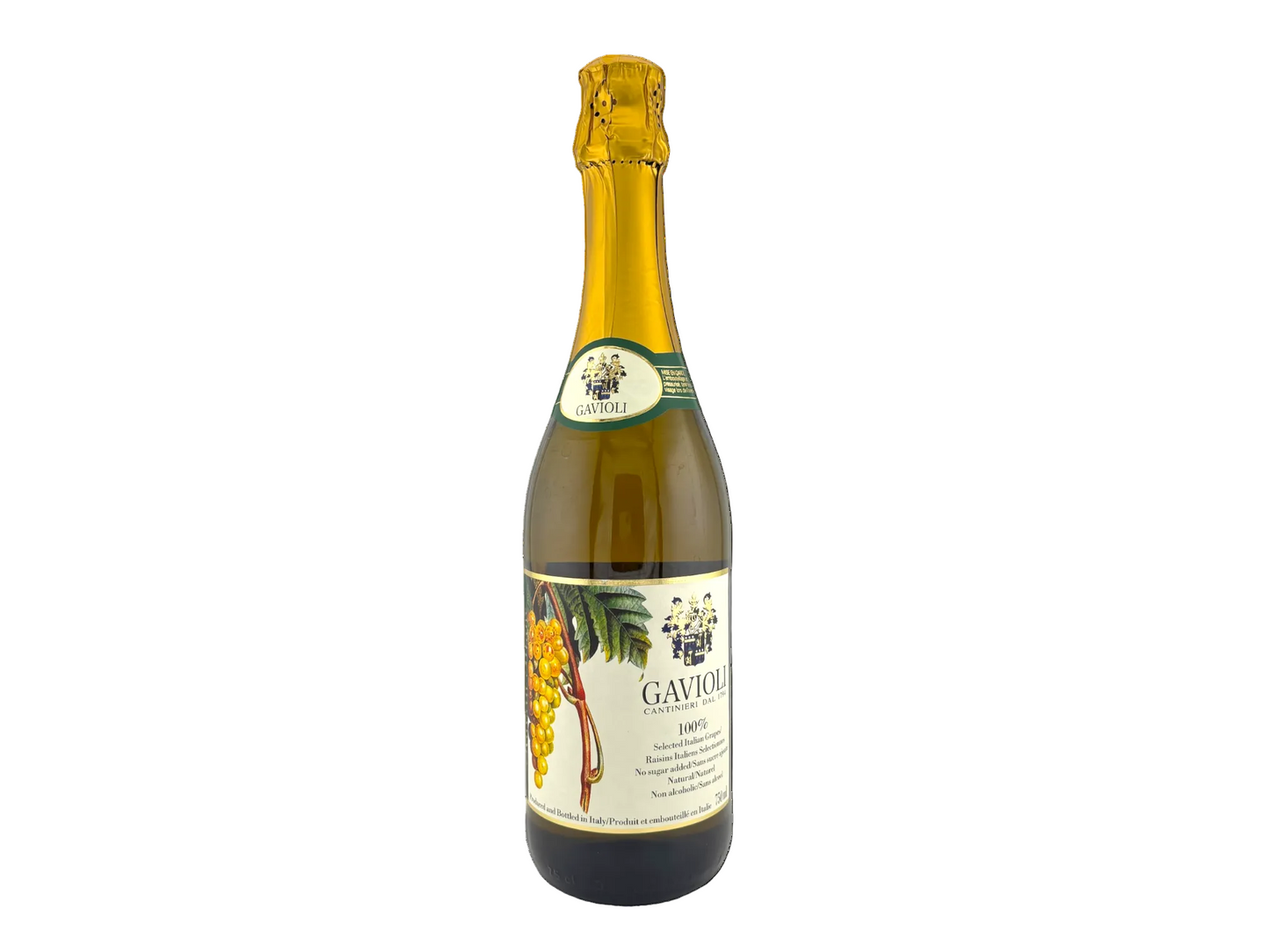 Gavioli Sparkling White Grape Juice - 750ml
