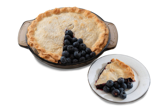 Frozen Homemade Blueberry Pie