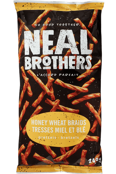 Neal Brothers Honey Wheat Braids Pretzels