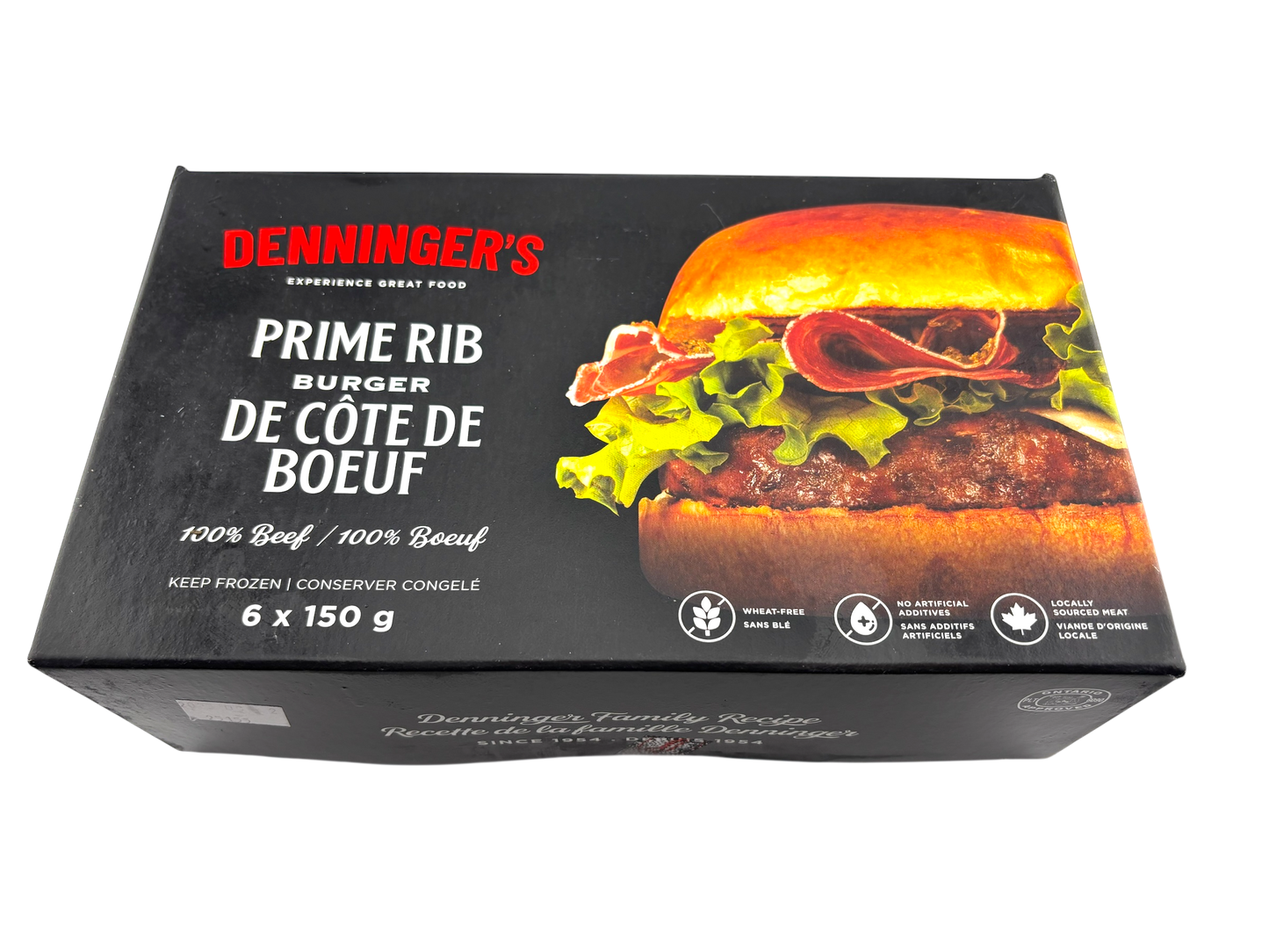 Denninger's Prime Rib Burgers Box 6x150g