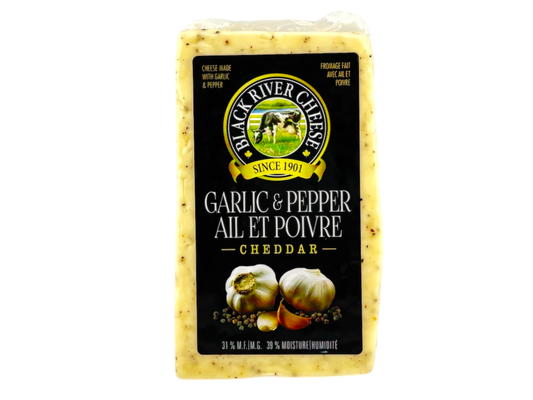 Black River Cheese - Garlic & Pepper Cheddar