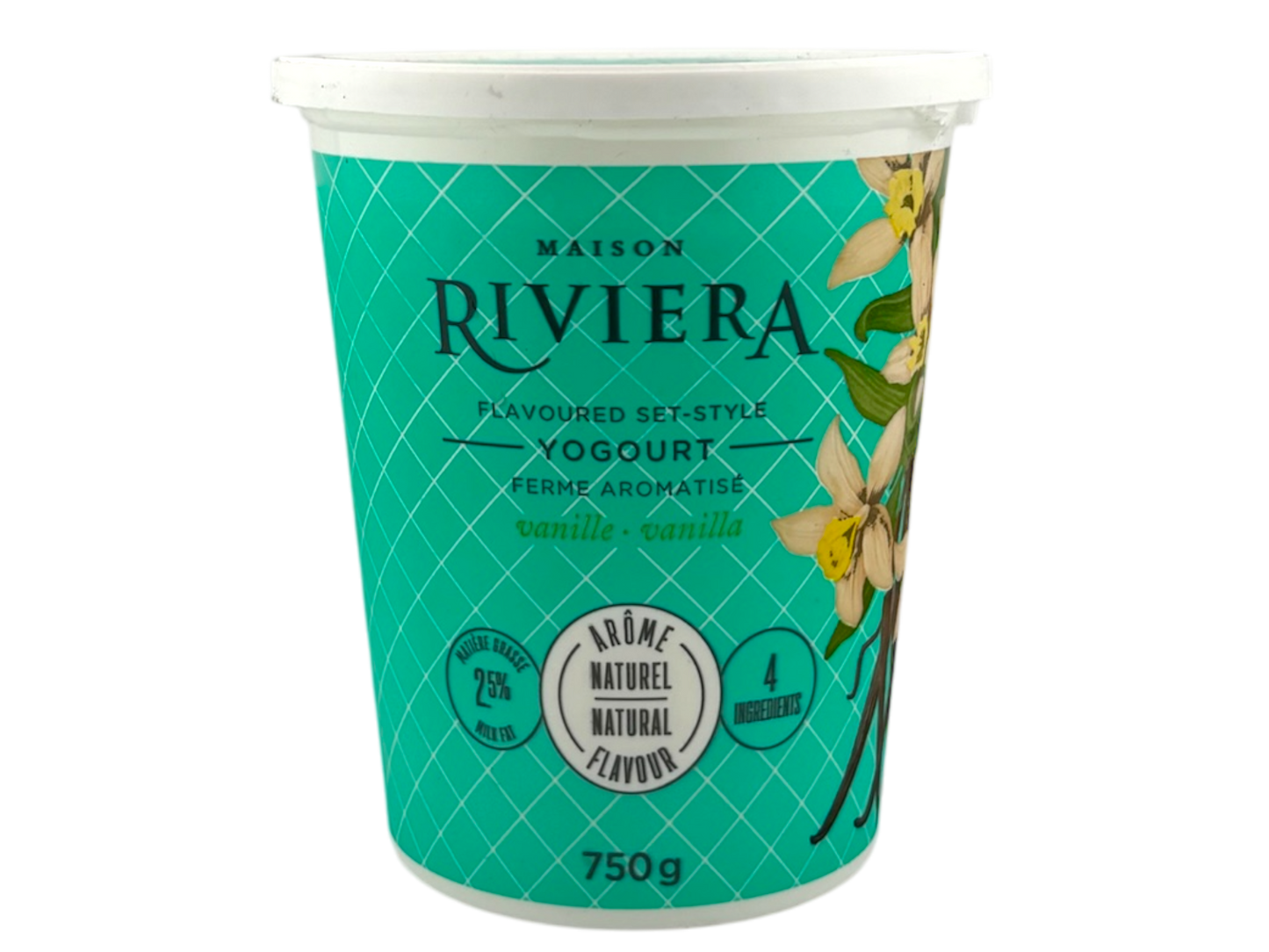 Riviera Vanilla Yogurt 2.8% MF - 750g