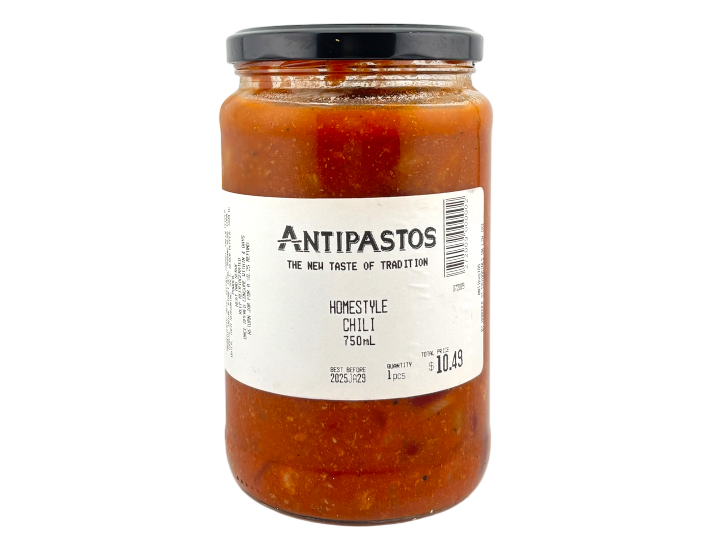 Homestyle Chili 750mL- Antipastos