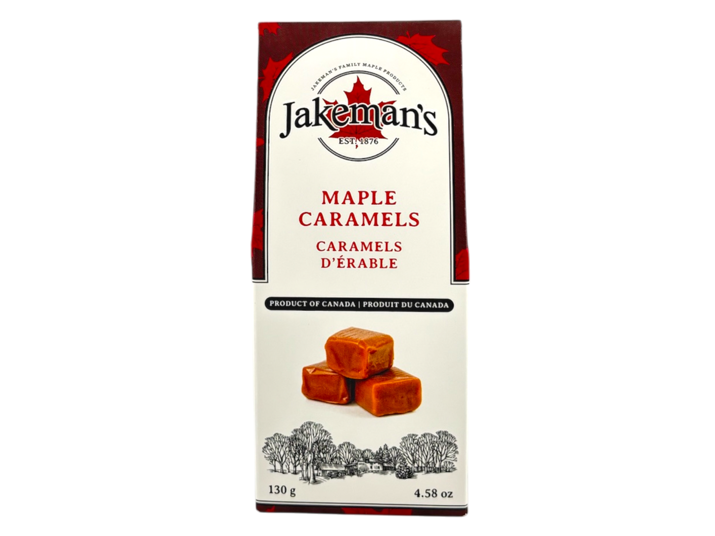 Jakeman's Maple Caramels - 130g