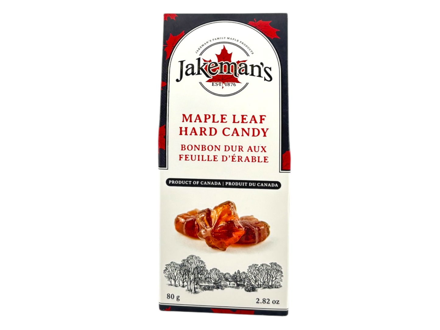 Jakeman's Maple Leaf Hard Candy - 80g