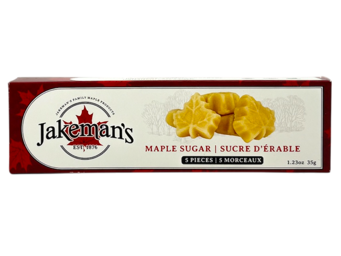 Jakeman's Maple Leaf Sugar Candies - 35g