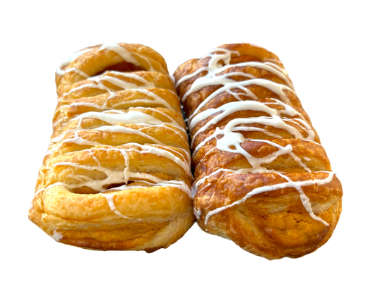 Homemade Pumpkin and Cream Cheese Danishes - 2 Pack