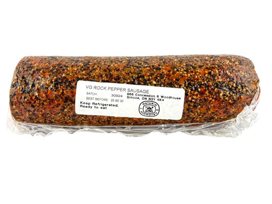 Rock Pepper Summer Sausage - VG Meats