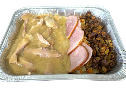 Turkey and Ham with stuffing and potatoes - 2kg