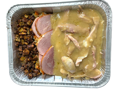 Turkey and Ham with stuffing and potatoes - 2kg