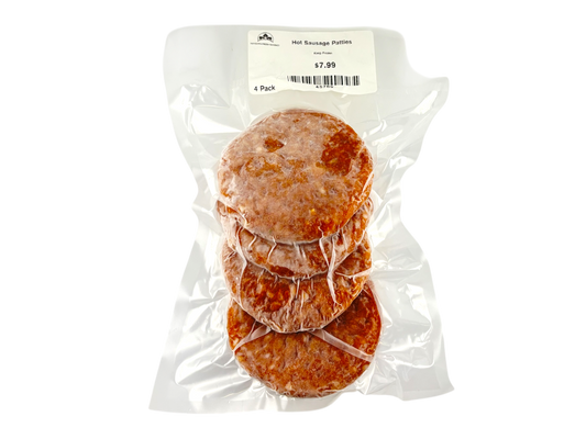 Hot Italian Sausage Patties (4 pack)