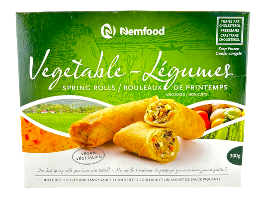 Nemfood Vegetable Spring Rolls - 300g - Frozen