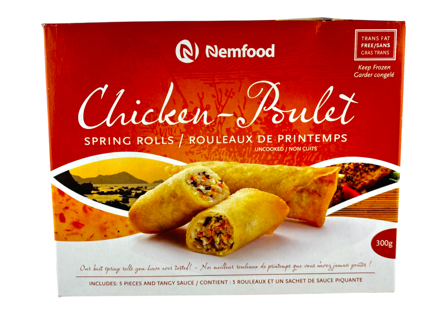 Nemfood Chicken Spring Rolls - 300g - Frozen