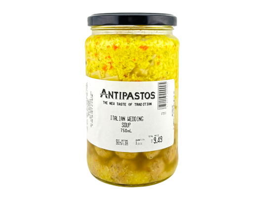 Italian Wedding Soup- Antipastos