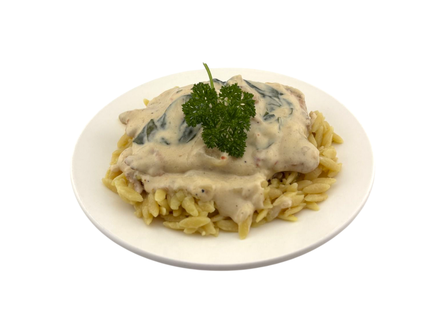 Tuscan Salmon with Orzo