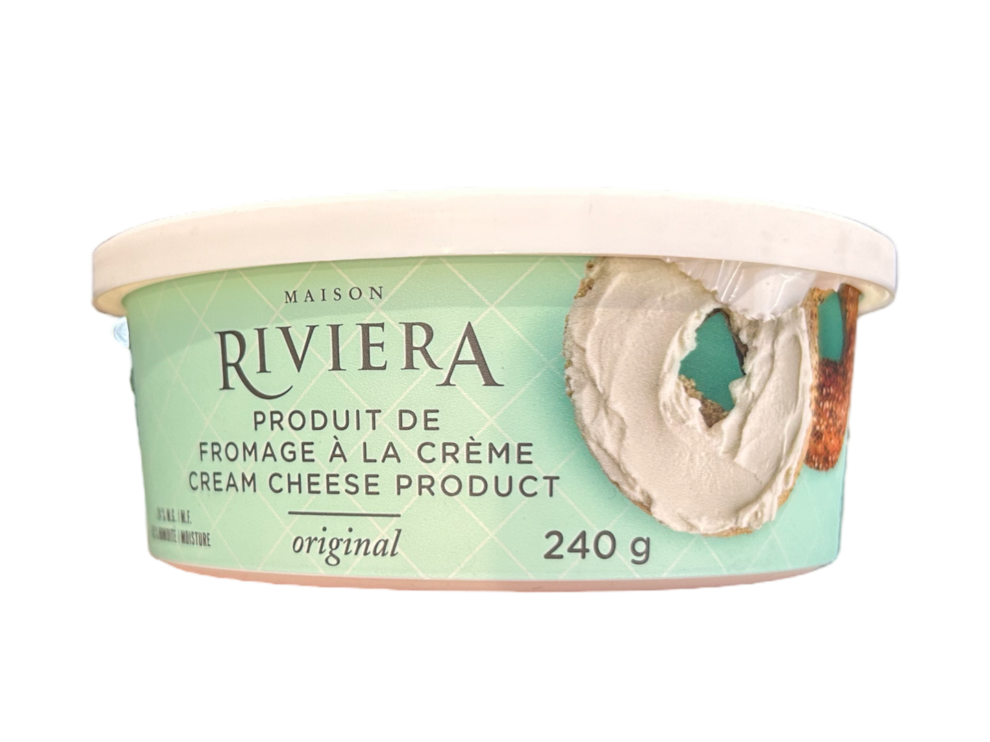 Riviera original cream cheese 240g
