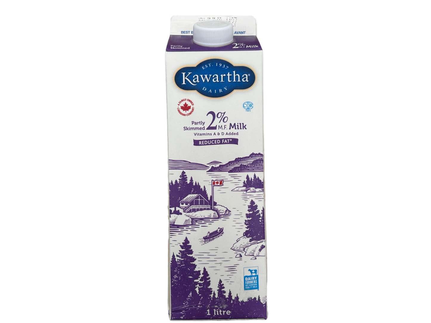 Kawartha 2% milk 1 litre